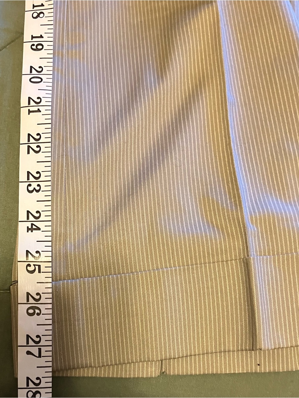 Banana Republic Men's Taupe Pinstripe Dress Pants - Picture 10 of 10